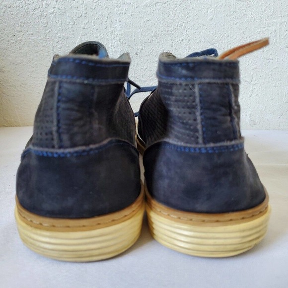 Donald J Pliner Boots Mens Size 11.5M Timm Chukka Hi Sneakers Blue Suede Lace Up main image 12